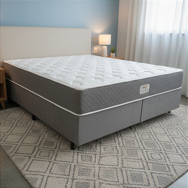 Cama Box King Portal New York Molas Ensacadas 193x69X203