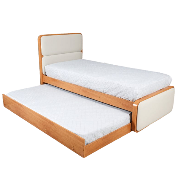 Bicama  Loop Solteiro com Auxiliar Lopas amendoa