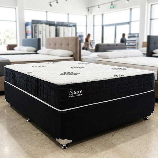 Cama Box Casal Molas Ensacadas SPACE Pocket Solar 138x69X188