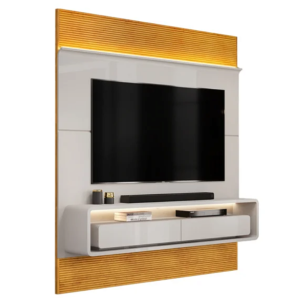 Painel Taylor 1.80 Metros DJ Móveis 100% MDF Bali Cedro