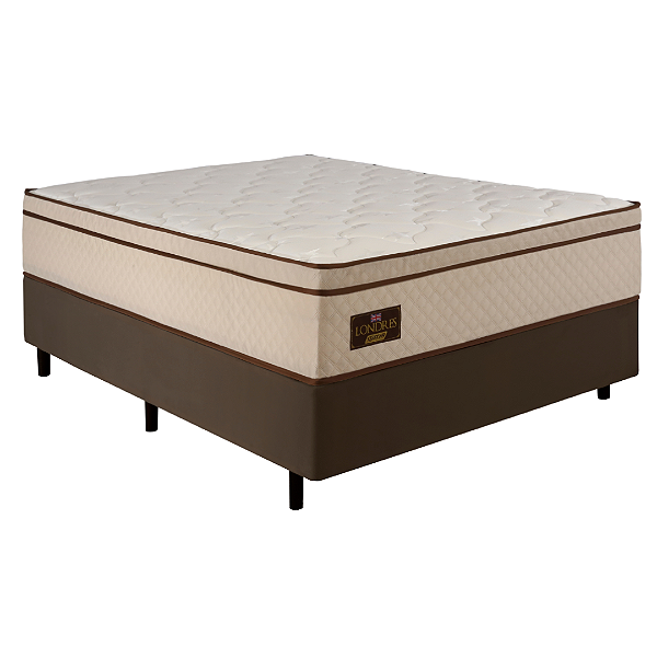 Cama Box Casal Portal Londres Molas Ensacadas 138x75X188