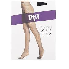 Meia-Calça Arrastão Trifil Clássica Fio 40 Tamanho Único Preto