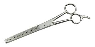 Tesoura para crinas pente largo 18cm - AGROZOOTEC