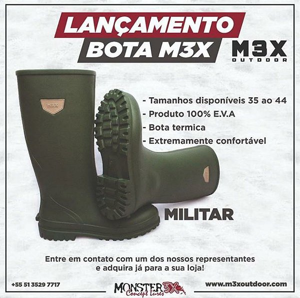 Bota PU Monster 3x