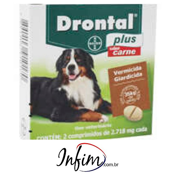 Drontal Plus Sabor Carne 2cp 35Kg