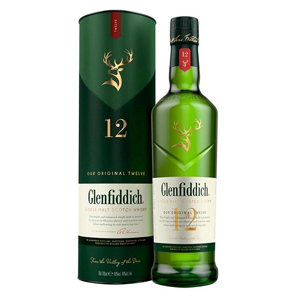 Whisky Glenfiddich 12 anos 750ml