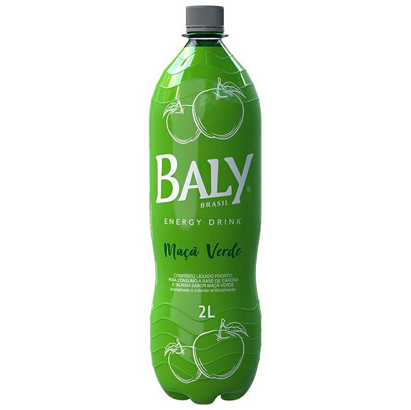 Energético Baly Maça Verde 2l Cx. 6un