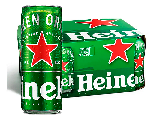 Cerveja Heineken 350ml Cx. 12un