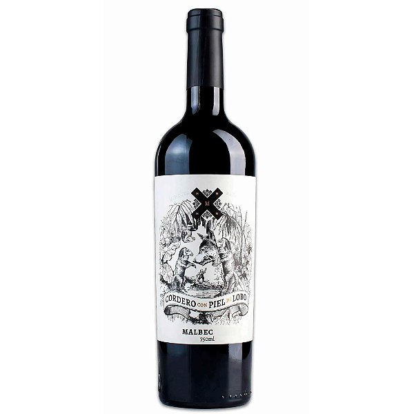 Vinho Argentino Cordero Con Piel Lobo Malbec 750ml