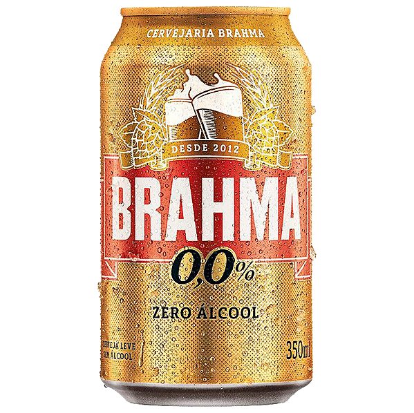 Cerveja Brahma Zero 350ml Cx. 12un