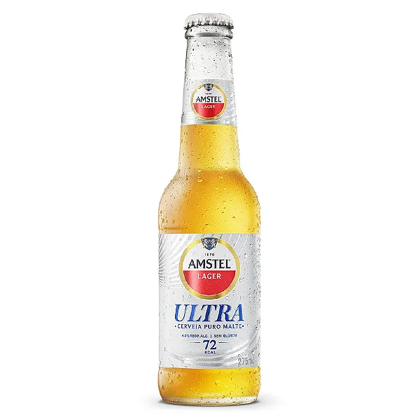 Cerveja Amstel Ultra 275ml Cx. 12un