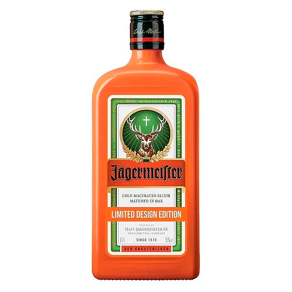 Licor Jagermeister Pantone Design Orange Limited Edition 700ml