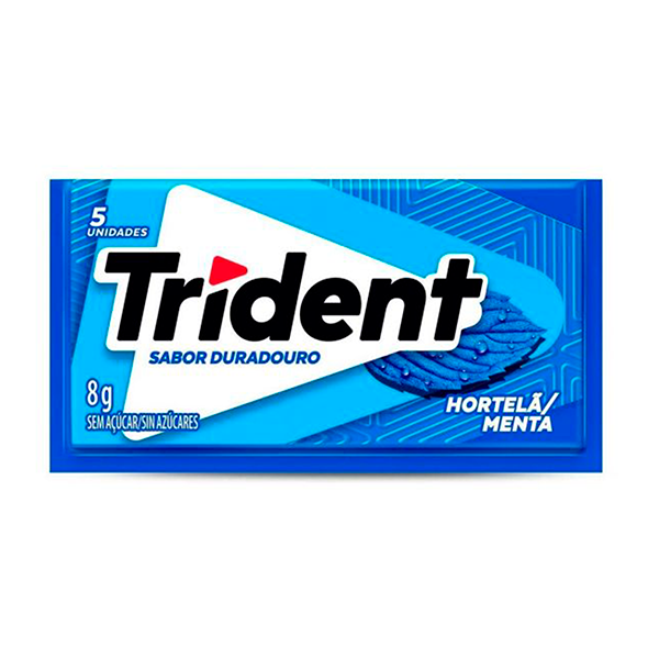 Bala Trident Hortelã 8g Cx. 21un