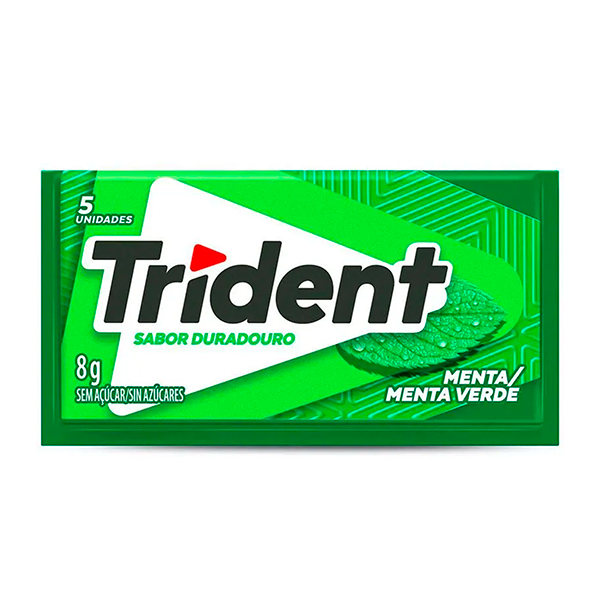 Bala Trident Menta 8g Cx. 21un