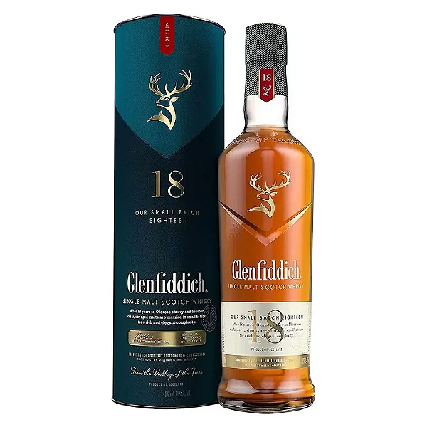 Whisky Glenfiddich 18 Anos 750ml