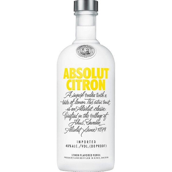 Vodka Absolut Citron 750ml