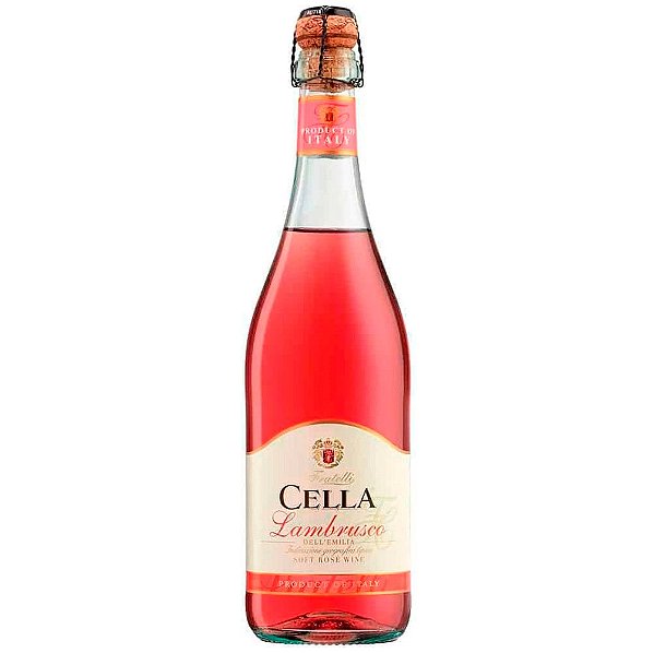 vinho cella lambrusco Rosé 750ml