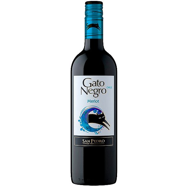 Vinho Gato Negro Merlot San Pedro 750ml