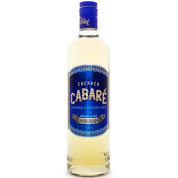 Cachaça cabaré amburana 700ml