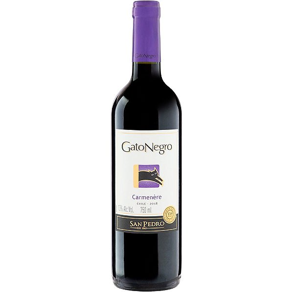Vinho Gato Negro Carmenere San Pedro 750ml