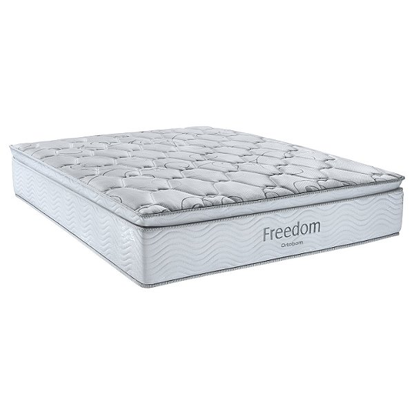 COLCHÃO CASAL ORTOBOM NEW FREEDOM 138x188x32cm
