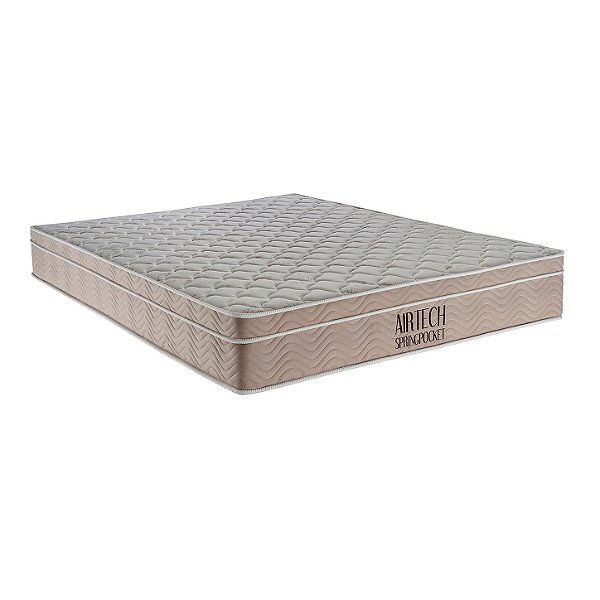 COLCHÃO QUEEN SIZE ORTOBOM AIRTECH SPRINGPOCKET 158x198x25cm