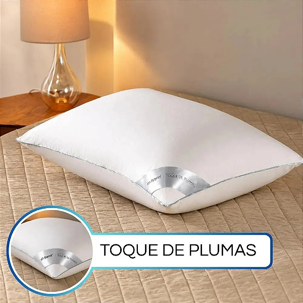 TRAVESSEIRO APPEL TOQUE DE PLUMAS 50x70cm