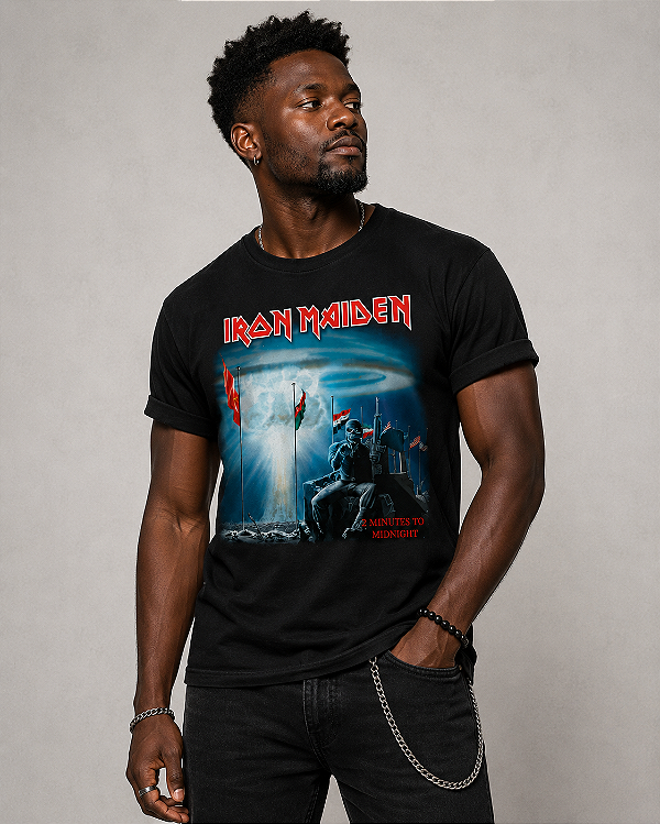 IRON MAIDEN TWO MINUTES TO MIDNIGHT STAMP TS 1502