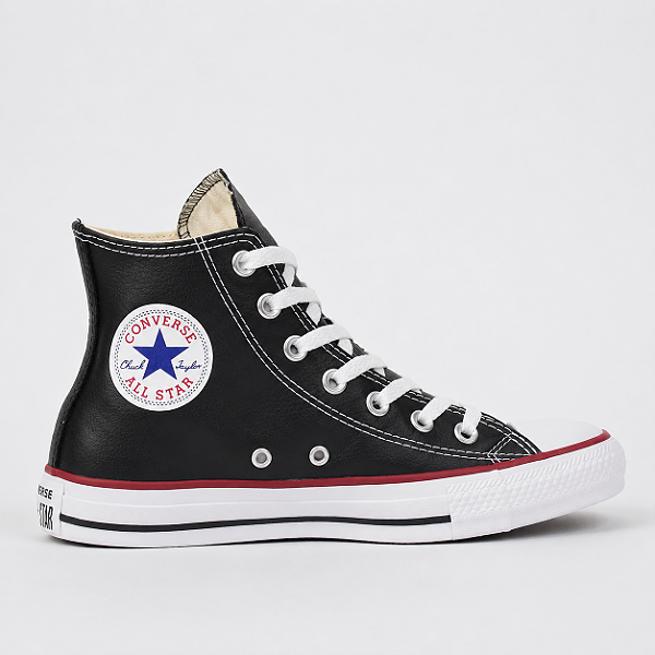 ALL STAR CHUCK TAYLOR PRETO COURO SINTÉTICO
