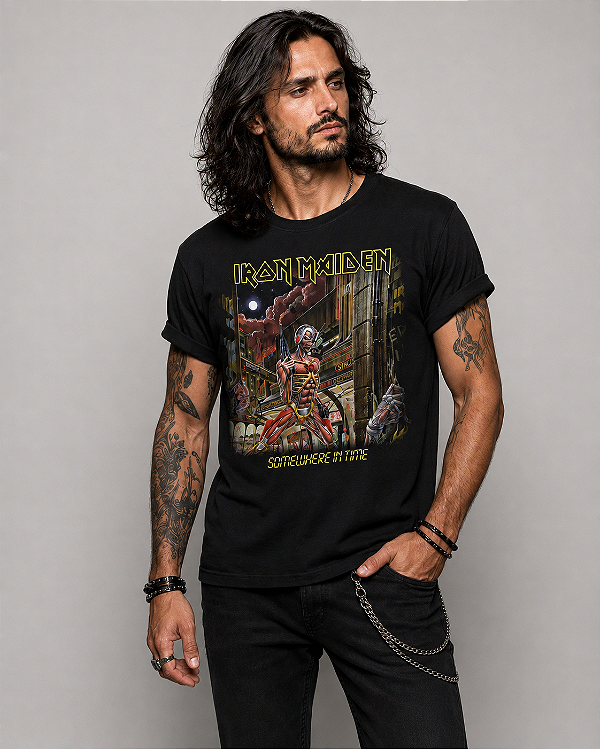 IRON MAIDEN SOMEWHERE IN TIME STAMP TS 1482