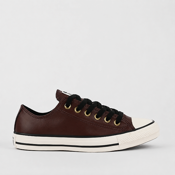 ALL STAR CHUCK TAYLOR MARROM COURO SINTÉTICO