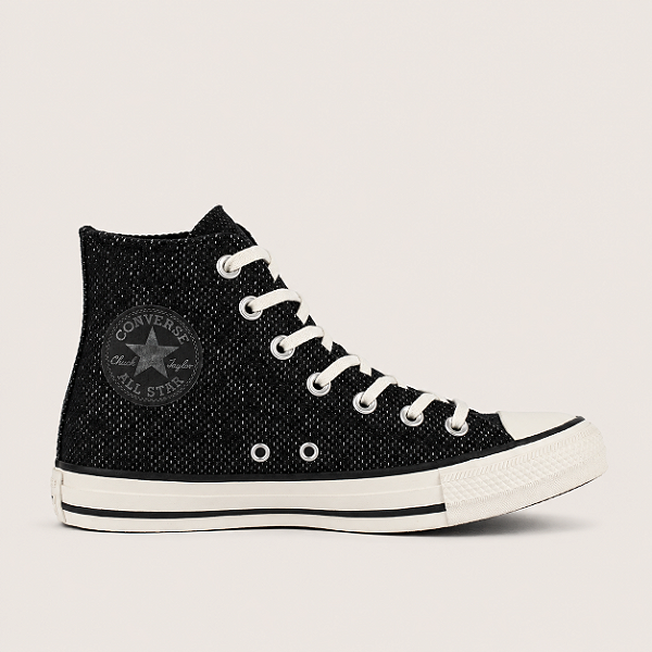 ALL STAR CHUCK TAYLOR PRETO GLITTER
