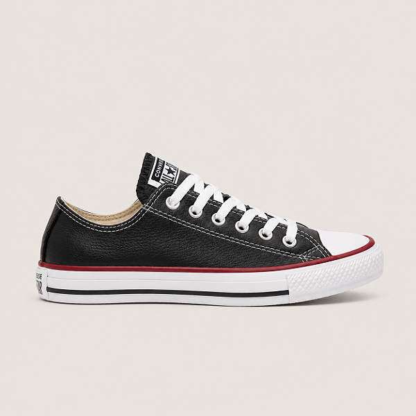 ALL STAR CHUCK TAYLOR PRETO COURO SINTÉTICO
