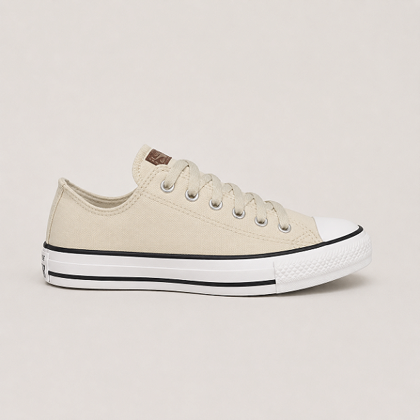 ALL STAR CHUCK TAYLOR BEGE/OURO CLARO CANO BAIXO