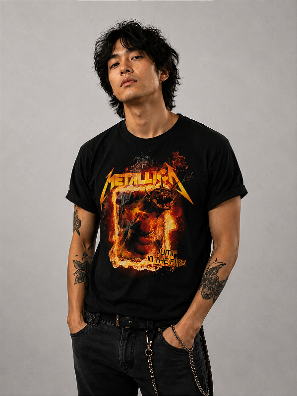 METALLICA JUMP IN THE FIRE STAMP TS 1517