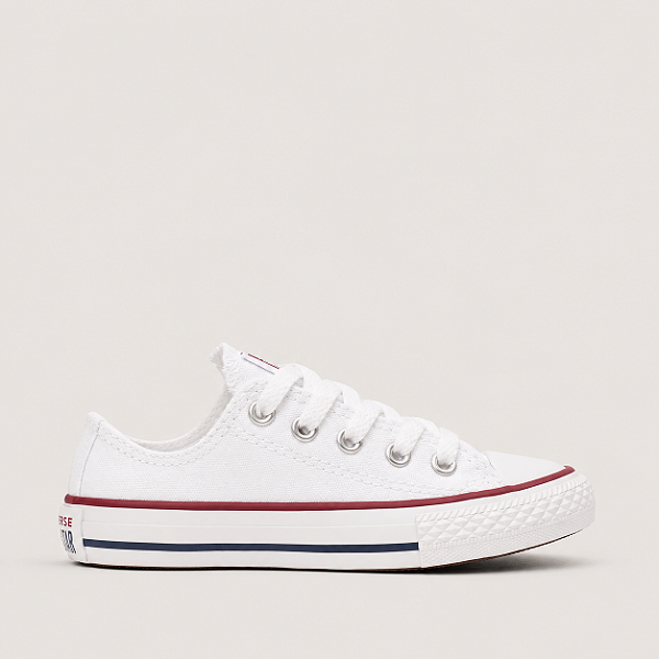 ALL STAR CHUCK TAYLOR BRANCO LONA CANO CURTO INFANTIL