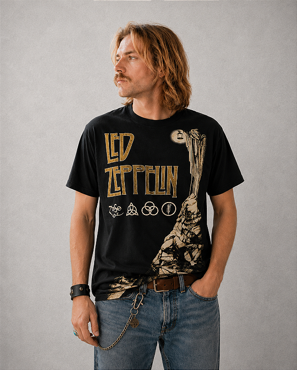 Camiseta Led Zeppelin Monge II Ponto Zero 042