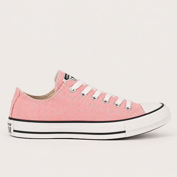 Tênis Chuck Taylor All Star Rosa Flamingo Cano Curto