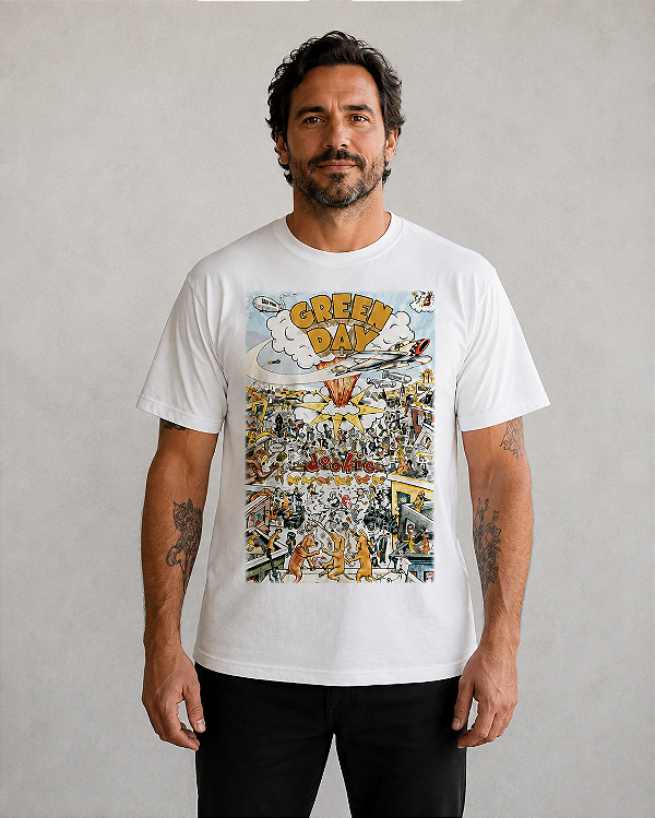 Camiseta Green Day Dookie Stamp TS 1868