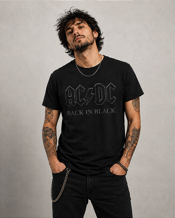AC DC BACK IN BLACK STAMP TS 752