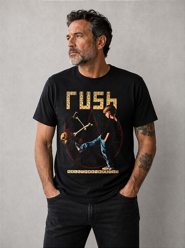 Camiseta Rush Roll The Bones Ts 1950