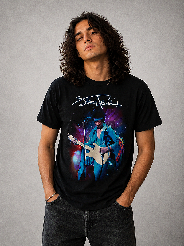Jimi Hendrix Jh Photo Color Stamp Ts 1635