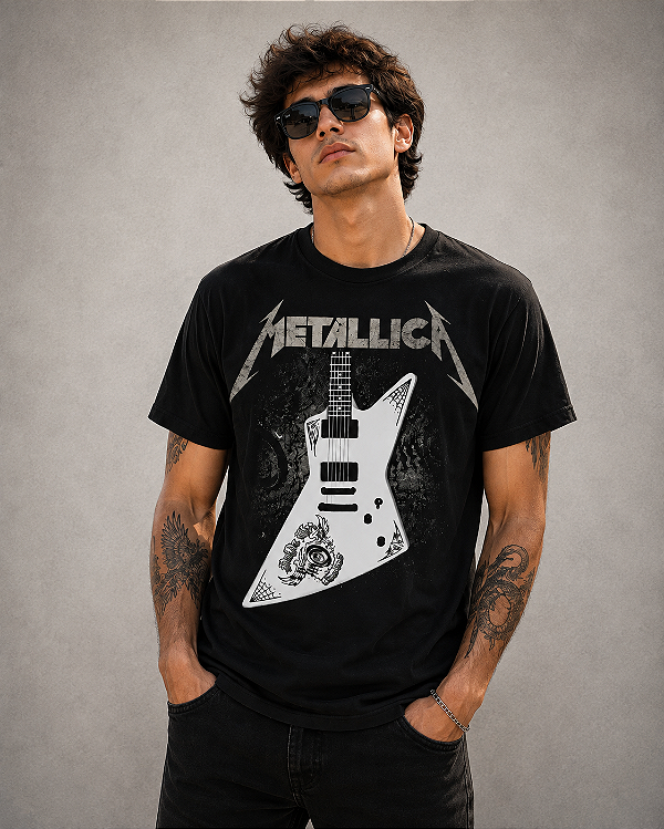 METALLICA HETFIELD GUITAR STAMP TS 1520