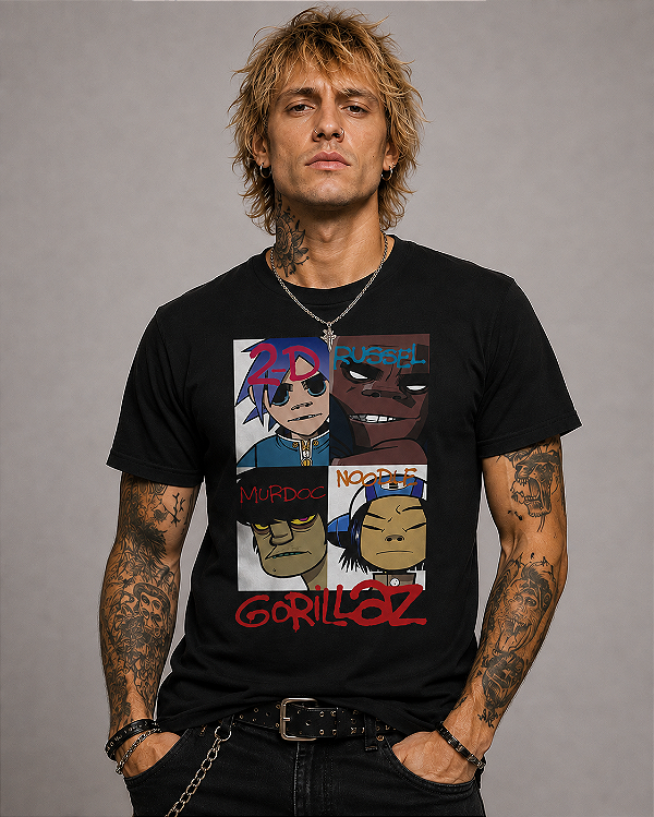 Gorillaz Fly Poster Medley TS 1840