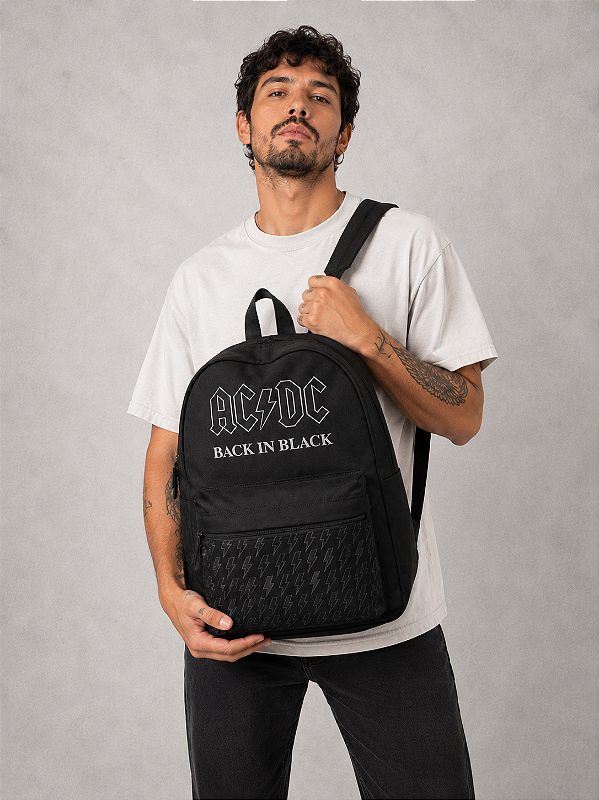 MOCHILA AC/DC BACK IN BLACK
