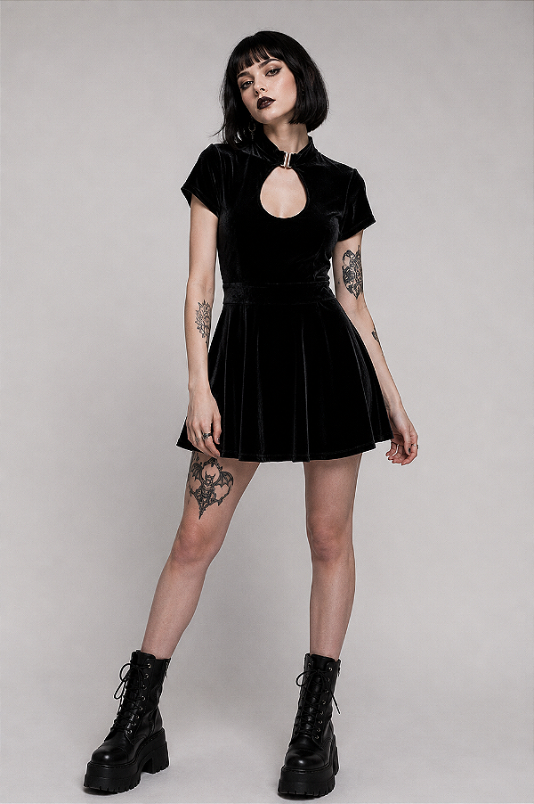 VESTIDO WANDINHA VELUDO