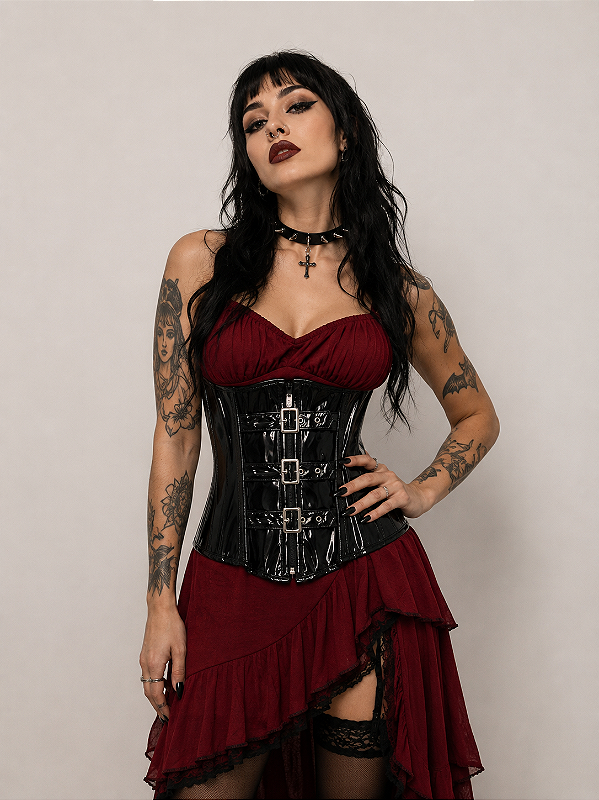 CORSELET VINIL FIVELAS