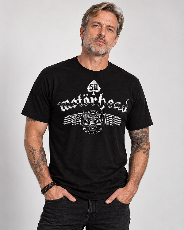 Camiseta Motorhead 50 Years TS 1940