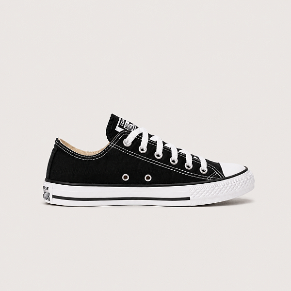 ALL STAR CHUCK TAYLOR PRETO LONA (LISTRA PRETA)