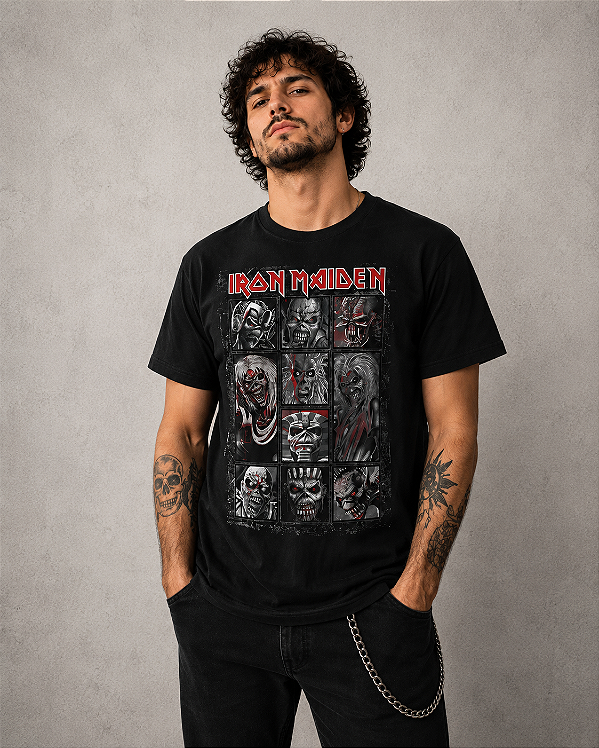 IRON MAIDEN TEN EDDIES STAMP TS 1412